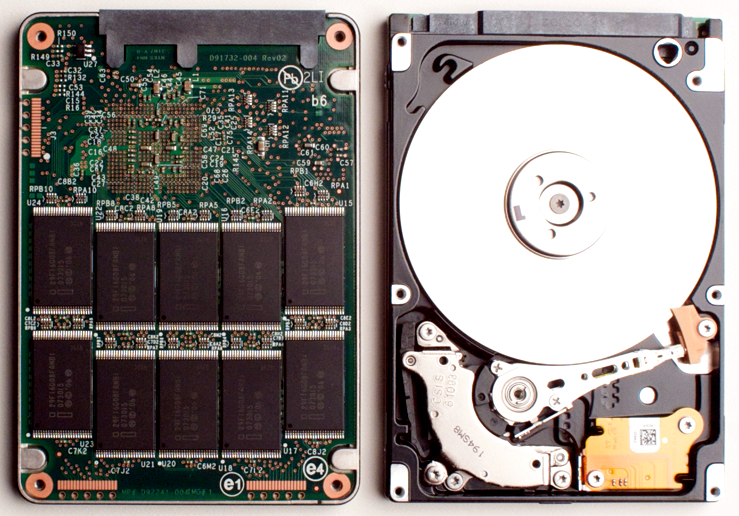 Отличие SSD диска от HDD